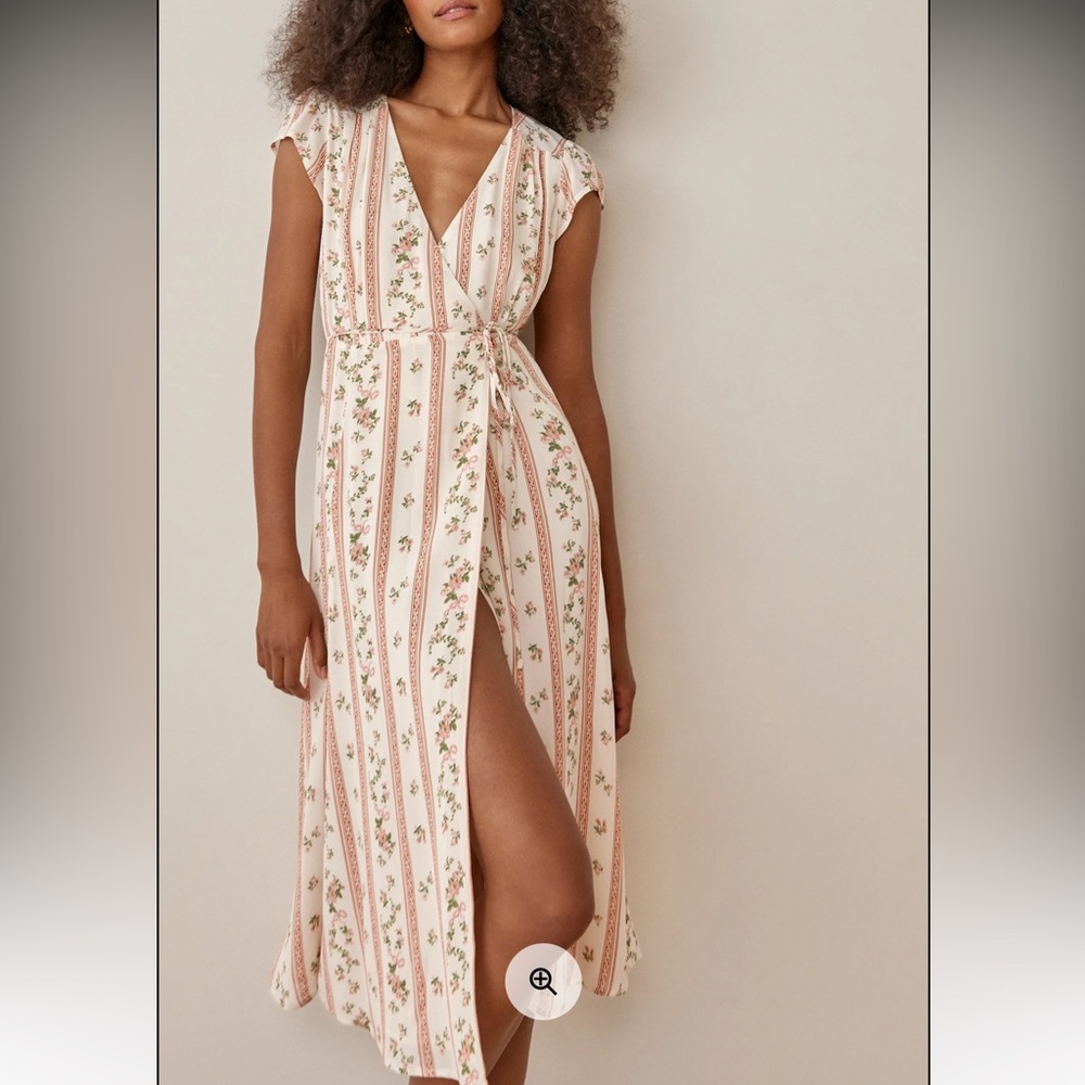 Reformation carina wrap dress - Hampton
